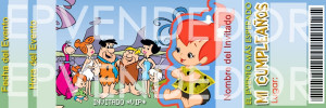 imagen de invitacion pebbles o bam bam - epvendedor