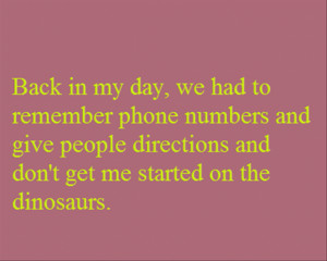 back in the day funny quotes