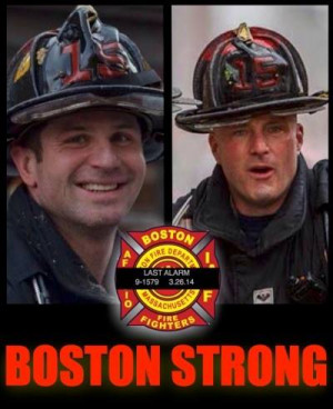 ... for Boston Firefighters Lt. Walsh and Firefighter Kennedy