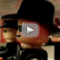 The blues brothers mall chase scene in legos