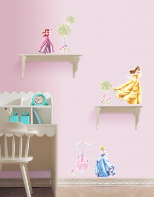 Disney Princess Castle Wall Stickers for Girls is the envy of all ...