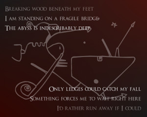 Futility - Dreadful Shadows Song Lyric Quote in Text Image