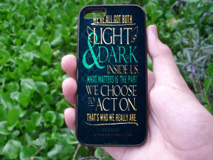 ... Case Light & Dark Sirius Black Quote Phone Case Back Cover 5C