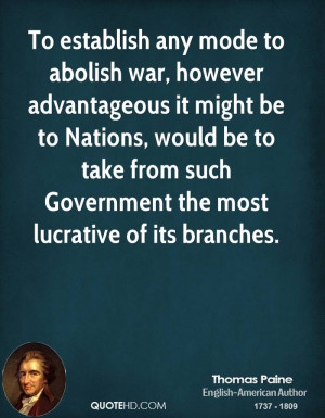 ... be to take from such Government the most lucrative of its branches