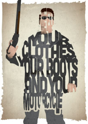 Terminator Typographic Poster