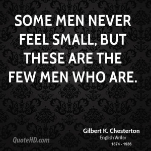 Gilbert K. Chesterton Men Quotes