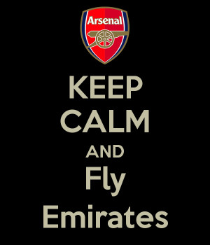 Fly Emirates airlines who were with Chelsea before recently switching