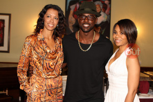 Lance Gross Shirtless Dinner with lance gross