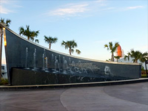 John F. Kennedy Fountain - Kennedy Space Center - Titusville, FL ...