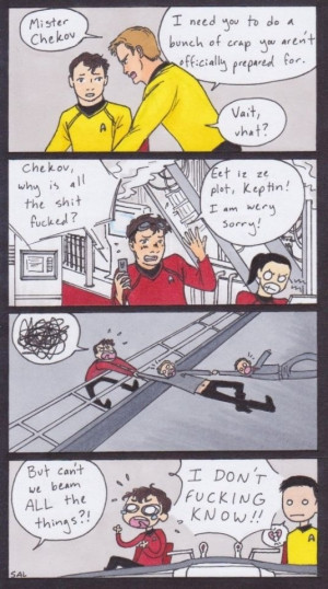 Star Trek XII: Chekov Develops An Ulcer