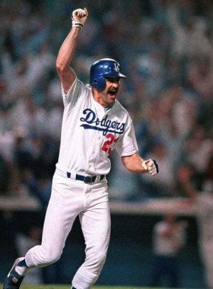Los Angeles Dodgers' Kirk Gibson Ok, maybe they weren't a dynasty but ...