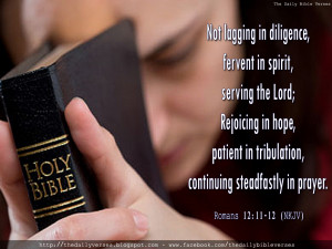 Diligence Quotes Bible Not lagging in diligence,