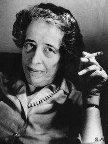 German-Jewish philosopher Hannah Arendt, pictured in 1969