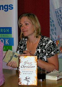 Tracy Chevalier firma libri al Festival di Edimburgo