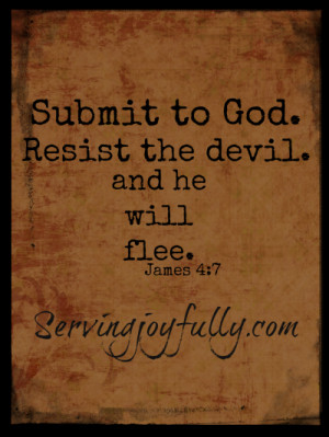 Verses On Resisting The Devil