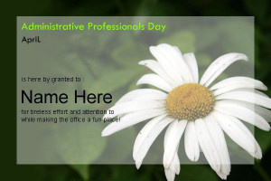 Secretary Day Cards (Administrative Professionals Day Cards)