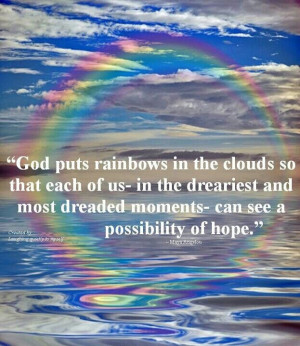 Rainbows... God's promise!
