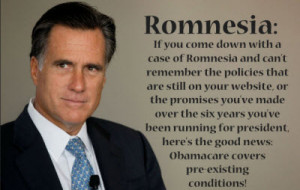 We had a severe outbreak last night. It was at least Stage 3 Romnesia ...