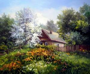 Пейзажи. Художник Anca Bulgaru.