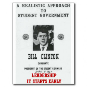 Bill Clinton at Georgetown LEADERSHIP Postcards