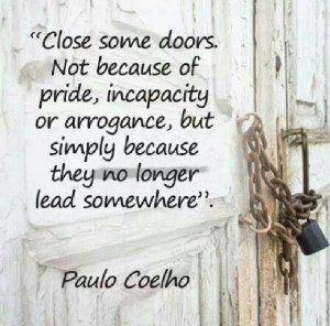 You must close some doors