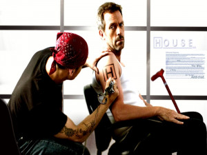 Wallpaper Quotes House Dr Hugh Laurie Everybody Tattoo