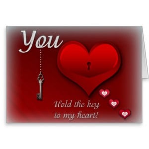 You hold the key to my heart cards