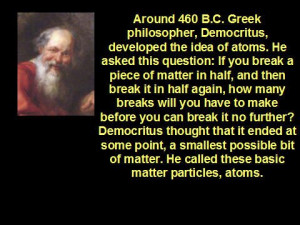 Information About Democritus | information about the atom was first ...