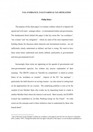 from our library related to the Tax Avoidance And Tax Evasion Quotes ...