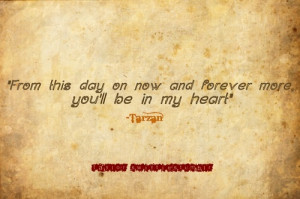 You'll be in my heart