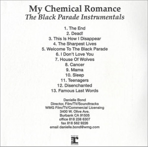 My Chemical Romance, The Black Parade - Instrumentals, US, Promo ...
