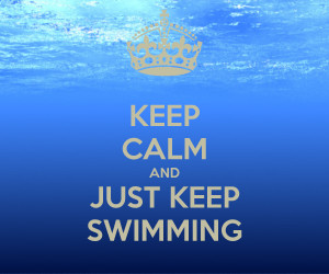 keep calm and Just Take Swimming wallpaper