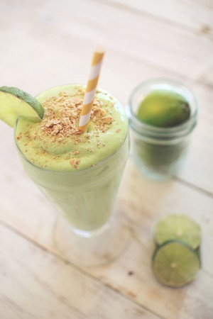 Key Lime Pie Protein Shake — replace cottage cheese w/ CHO!