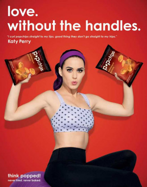Katy Perry Looks Ridiculous in a Couple of Pop Chips Ads