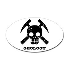 Geology Sticker (Oval) for