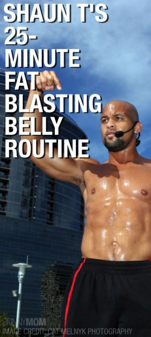 Shaun T's 25-Minute Fat Blasting Belly Routine