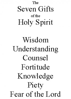 Seven gifts of the Holy Spirit Picture Slideshow
