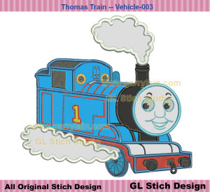Thomas The Train Embroidery