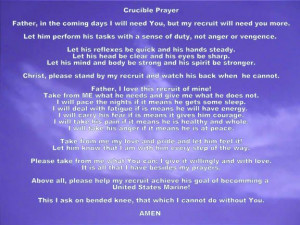 The Crucible prayer!Crucible Marines, Brother Marines, Parris Islands ...