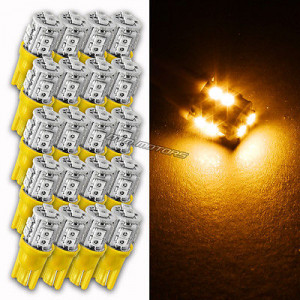 ... 10 SMD LED Replacement T10 Wedge Light Bulb 194 2450 2652 2921 2825