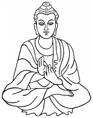 How to draw buddha