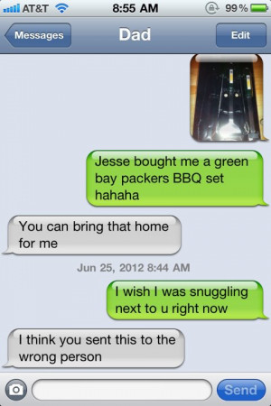 funny auto-correct texts - Accidentally trying to snuggle with Dad…