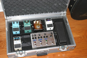 Most Recent Pedalboard Pic }{ Previously owned pedal list {}