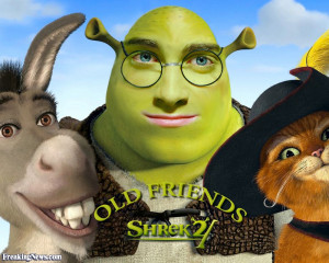 Harry Potter acting in Shrek 4 - Old Friends