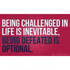 Every little challenge helps! Although.....