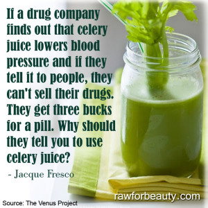 celery juice lowers blood pressure