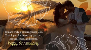 You are truly a blessing from God. Thank you for being my partner ...