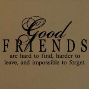 Good Friends wall sayings quotes lettering decals word