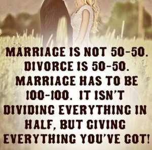 50-50Marriage Quotes, Thoughts, Life, Inspiration, 100100, 50 50 ...