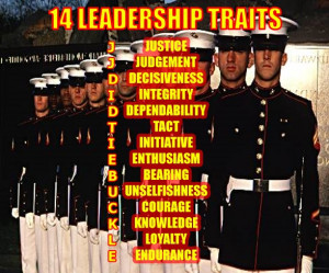 the 14 leadership traits of the united states marine corps courtesy ...